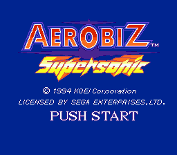 Заставка игры Aerobiz Supersonic